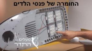 החומרה של פנסי הלדים